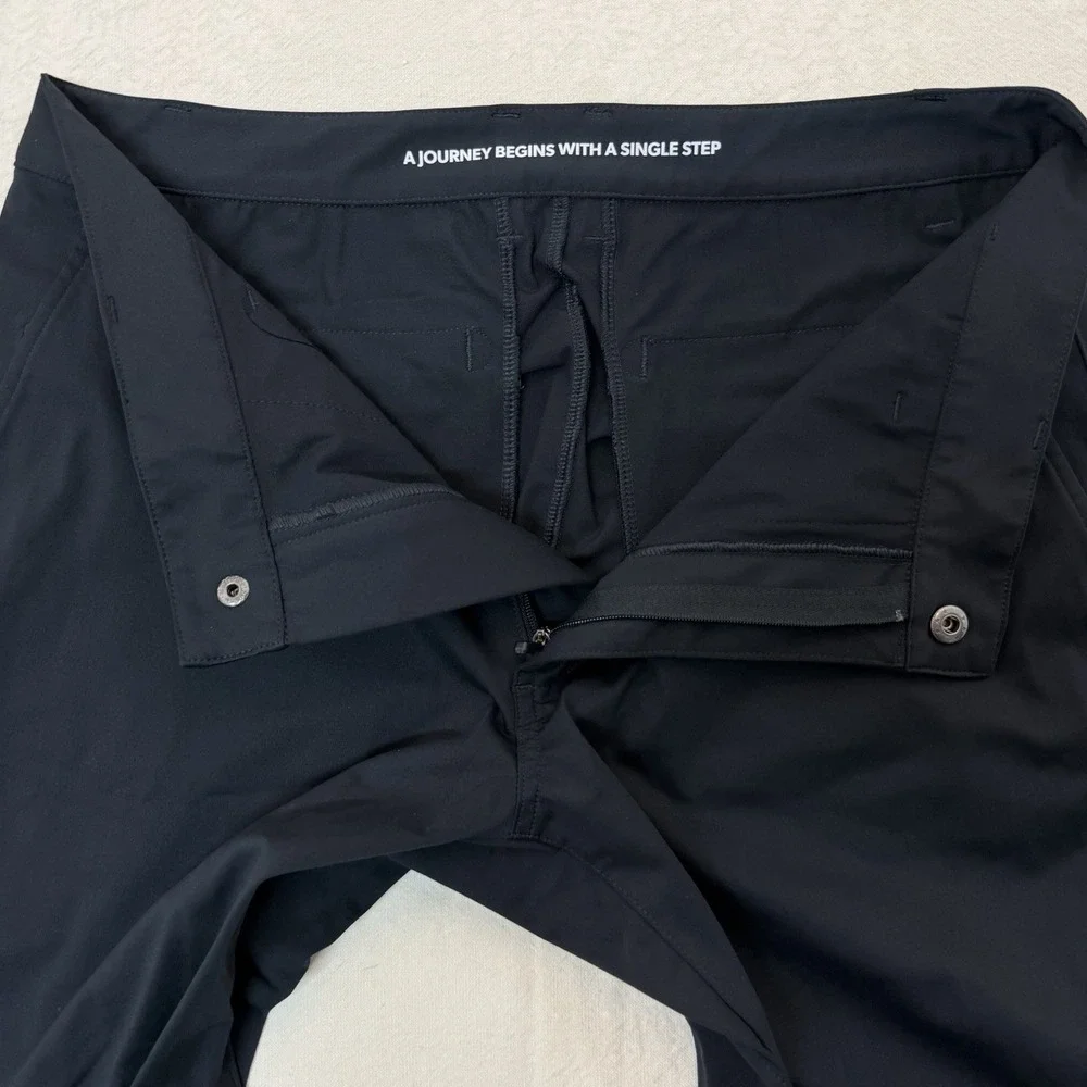 Rhone Commuter Skinny Pants Mens 33 Navy Blue Performance Stretch Trousers